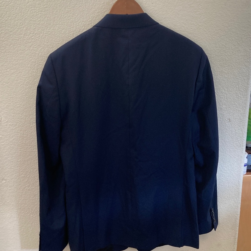 Calvin Klein Collection Deep Blue Subtle Stripes … - image 5